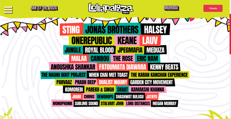 Lollapalooza headliners set to take attendees for a ride